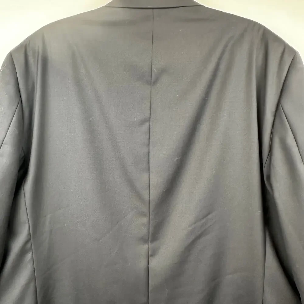 Lauren Ralph Lauren Men's Blazer Sport Coat Jacket Wool 2 Button Black 46L Long